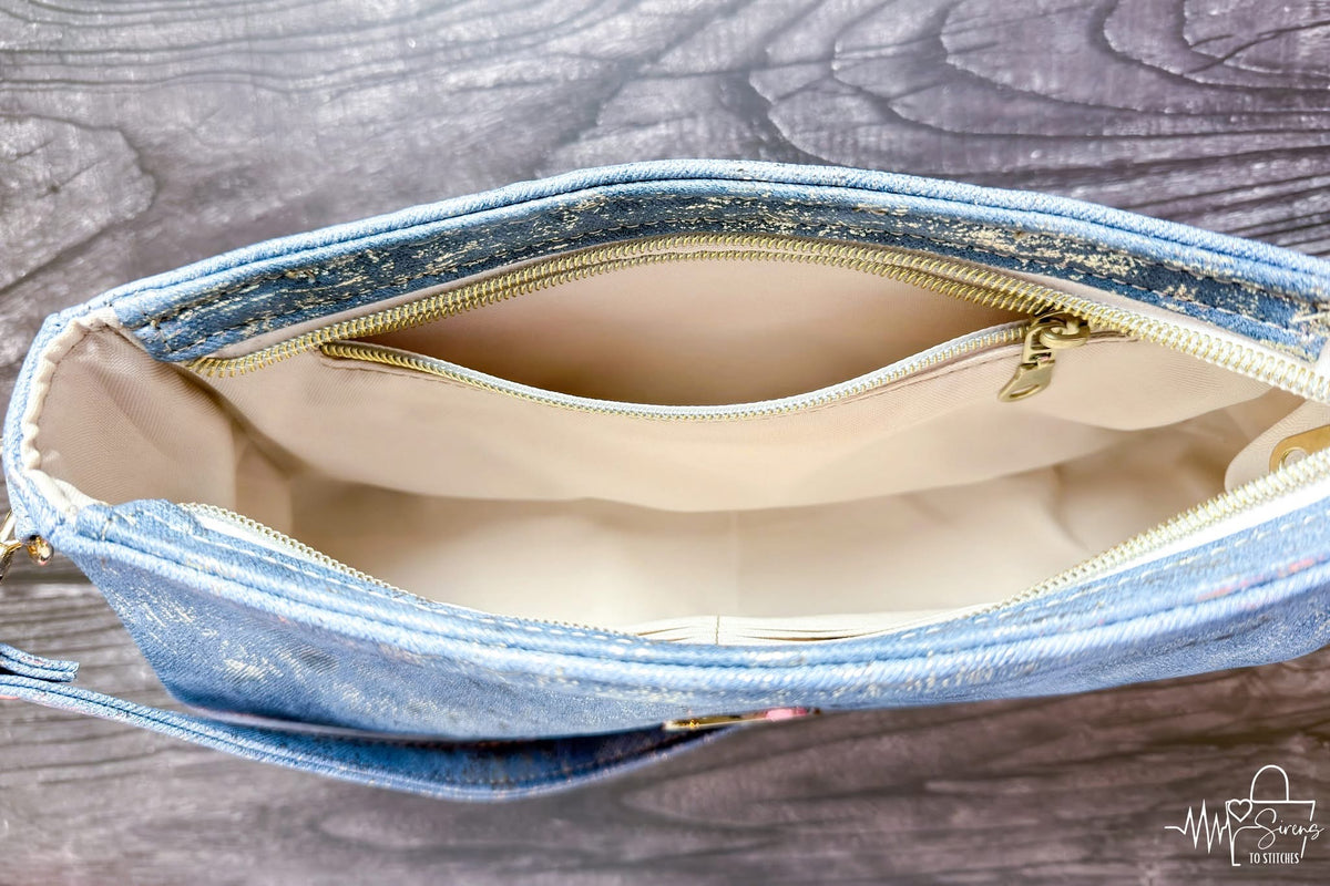AVA SHOULDER BAG - Denim