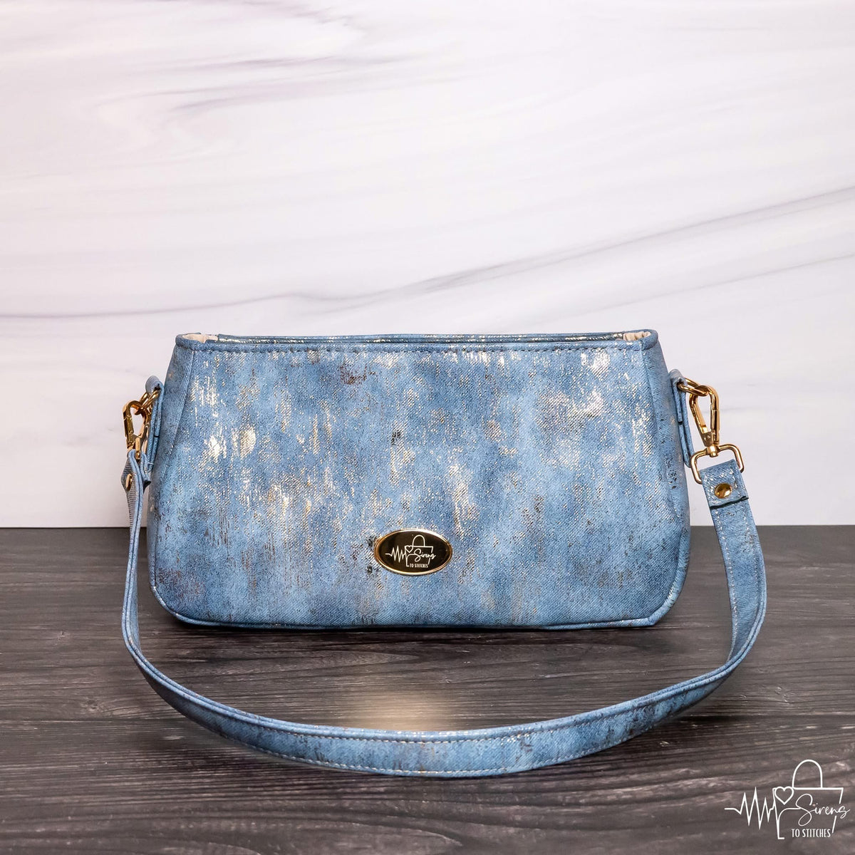 AVA SHOULDER BAG - Denim