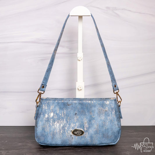 AVA SHOULDER BAG - Denim