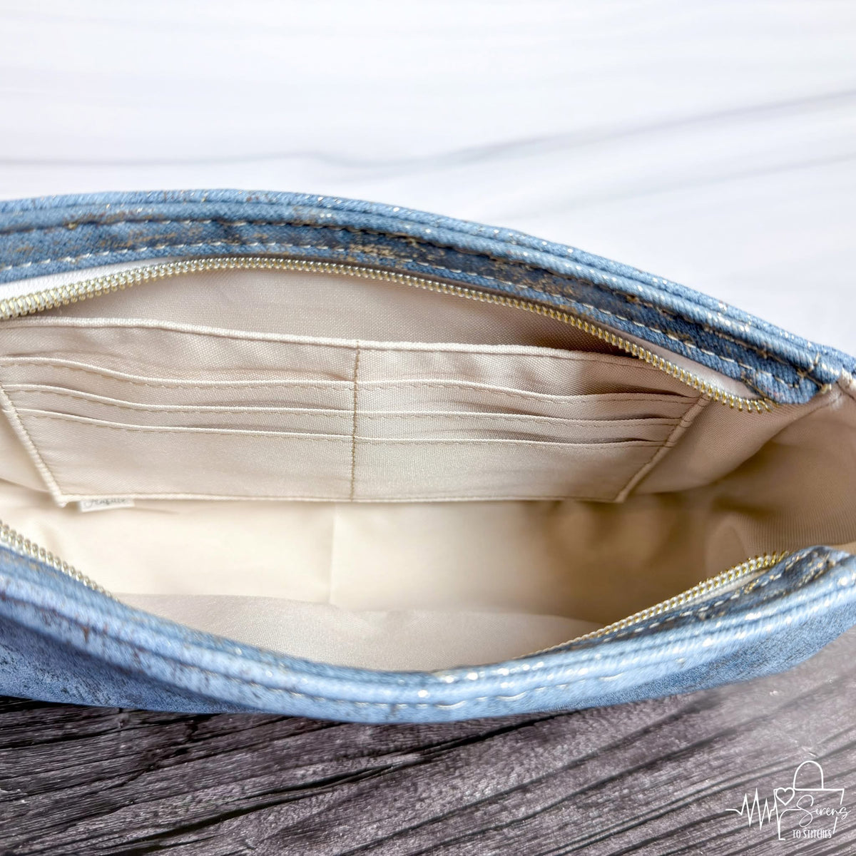 AVA SHOULDER BAG - Denim
