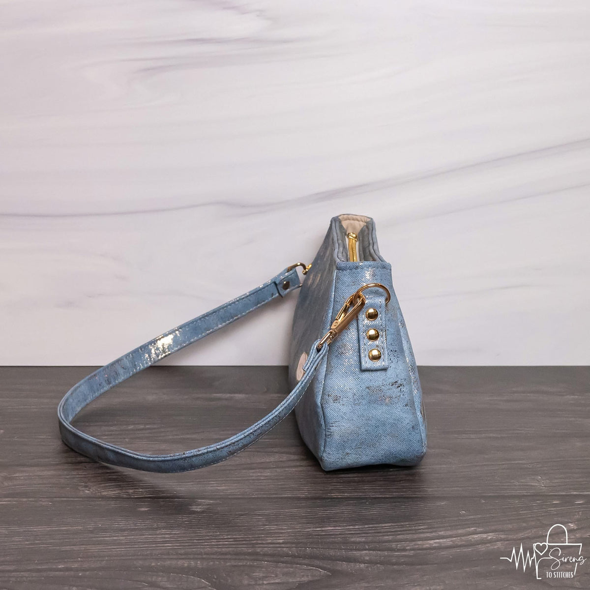 AVA SHOULDER BAG - Denim